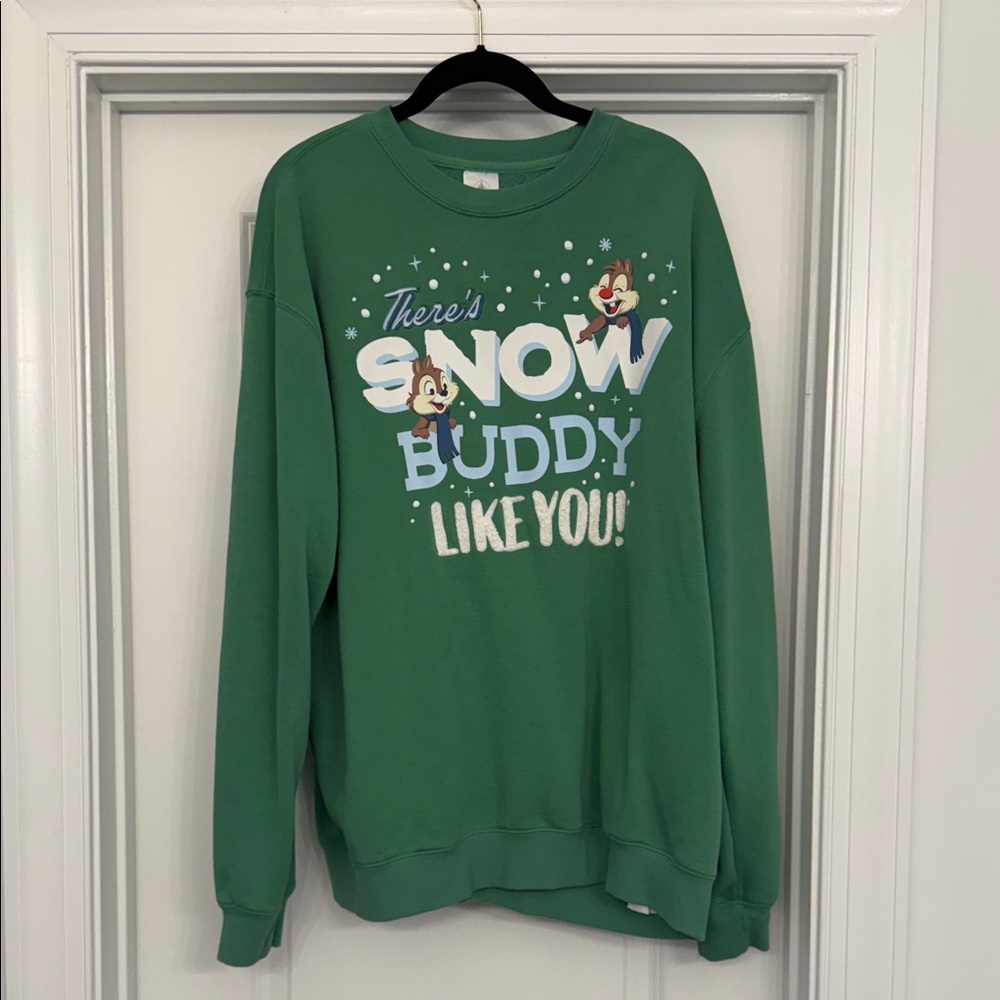 Disney Chip Dale snow sweatshirt XL
